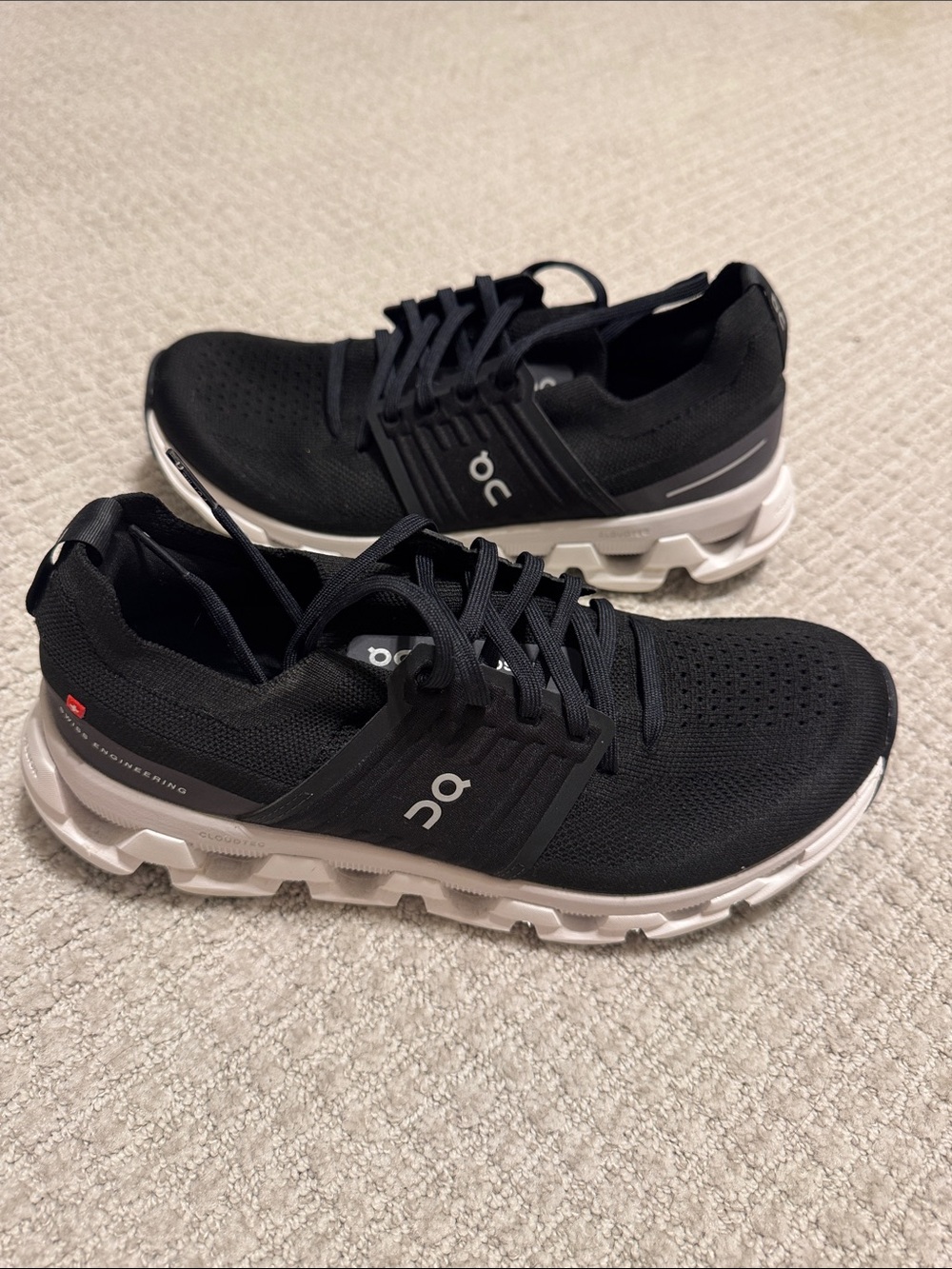 On Running Cloud Swift 3 Black/White Running Sneakers Womens size 9 - Picture 7 of 9